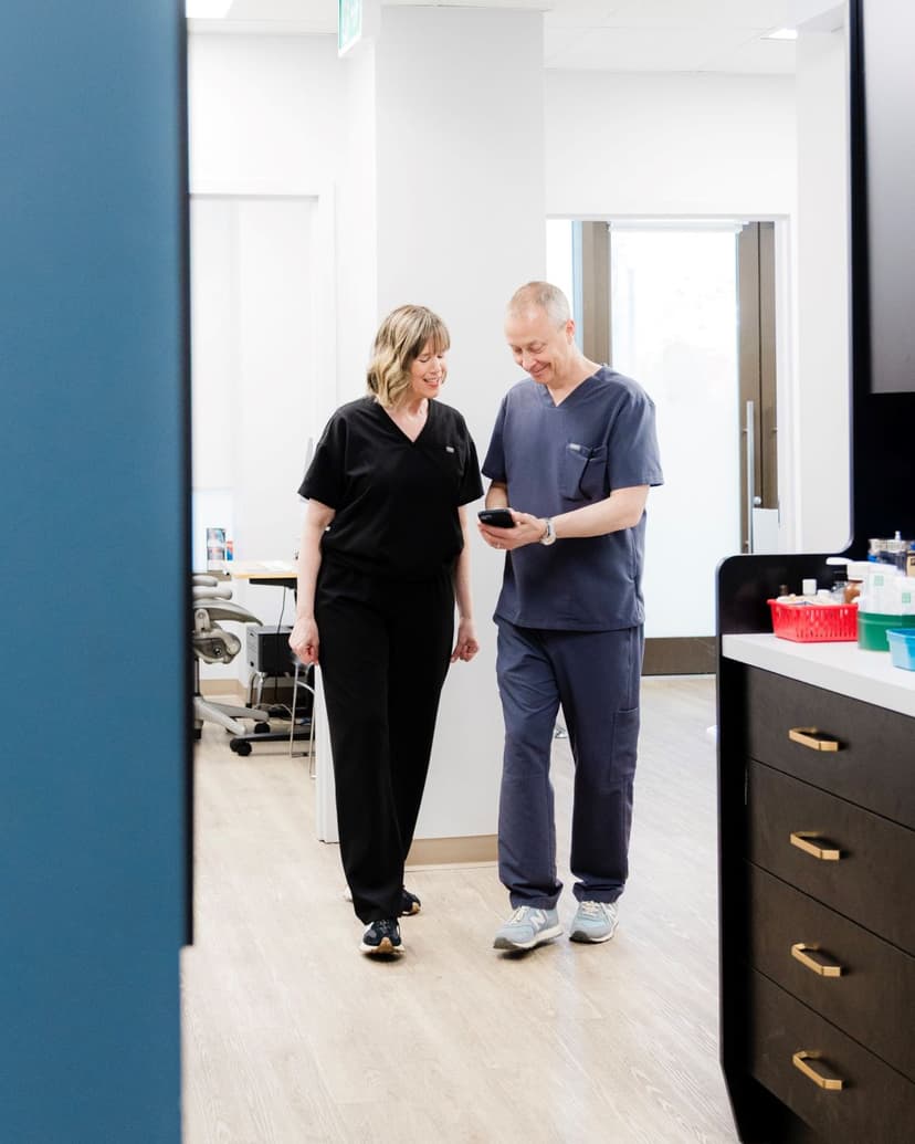 Skin check clinic background